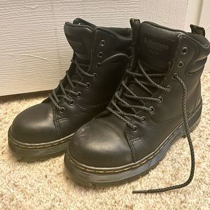 Steel Toed Leather Doc Marten’s Combat Boots